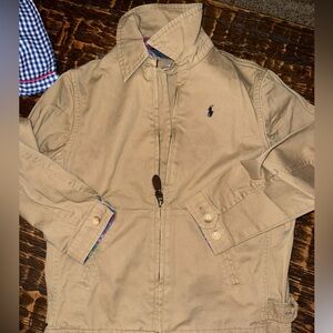 Ralph Lauren Beige Zip-Up Jacket